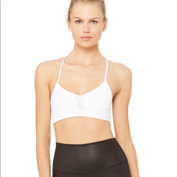 ALO Yoga Other - Alo Bralette Mesh White Large🖤🌈⭐️